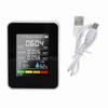 Portable CO2 Monitor Carbon Dioxide Detector Temperature Humidity Air Quality Meter Large LCD CO2 Meter