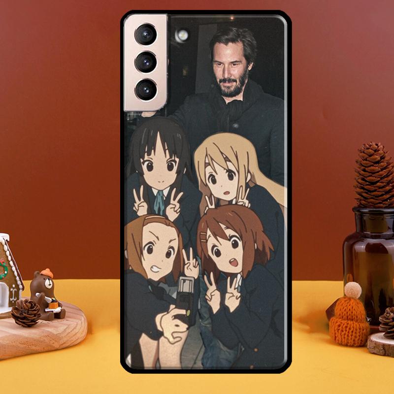 K on! Husa Hirasawa Yui pentru Samsung Galaxy S21 Ultra S20 FE S8 S9 S10 Note 10 Plus Note 20 S22 Ultra