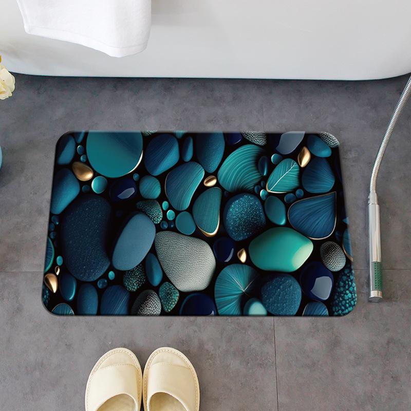 Diatom Mud Quick-Dry Anti-Slip Bathroom Floor Mat
