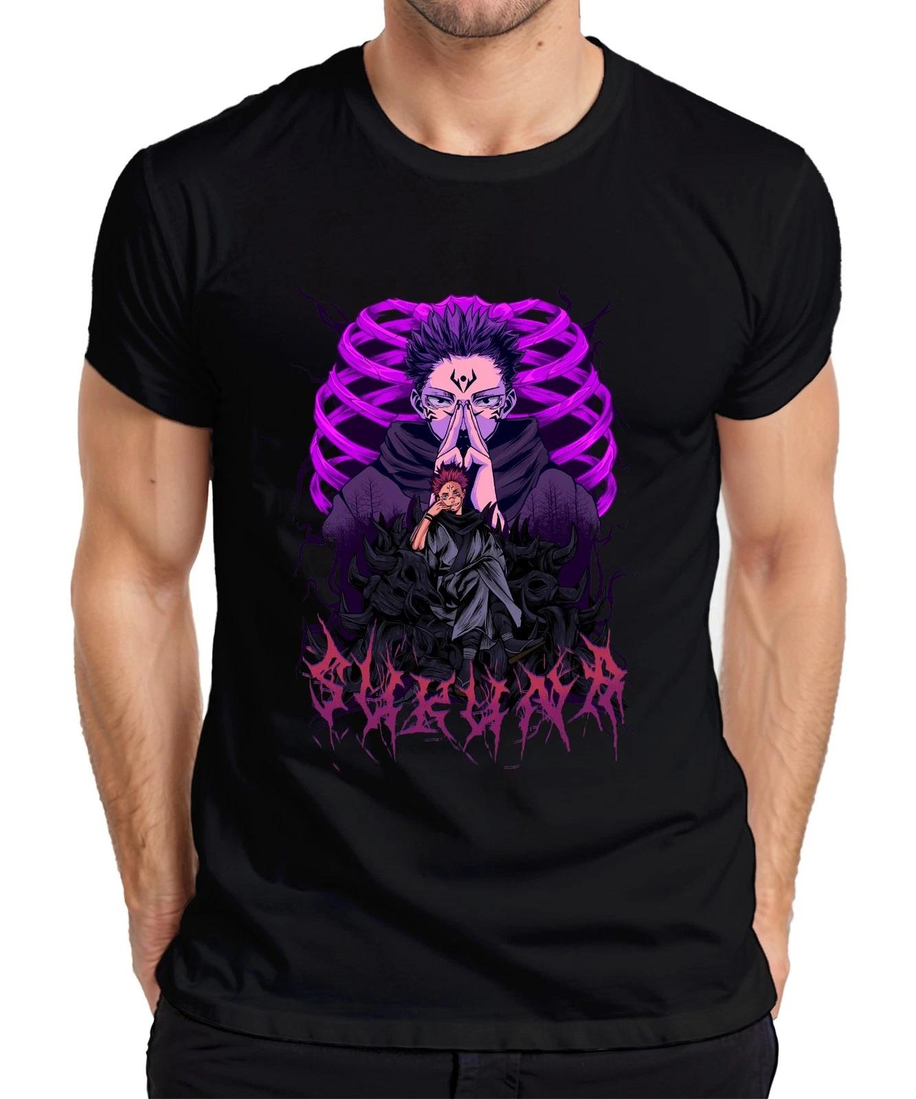 Sukuna Itadori Jujutsu Kaisen Anime Fluchkönig Otaku Geschenk Herren T-Shirt XXL