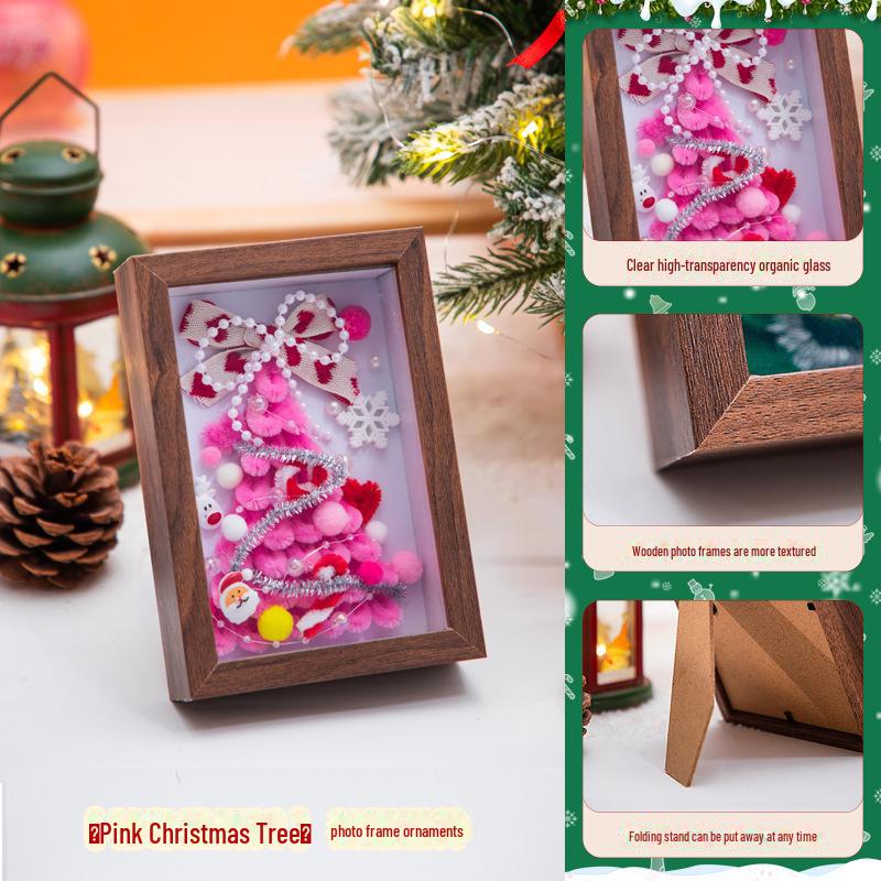 DIY Creative Twist Christmas Tree Photo Frame Kit - Perfect for Girlfriend's Christmas Gift and Desktop Ornament