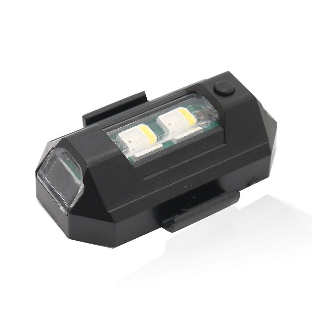 Motorcycle LED RGB Warning Light For Car Universal FPV RC Drone With Strobe Lights RGB Tail Light Mini Signal Lamp Safety Lights