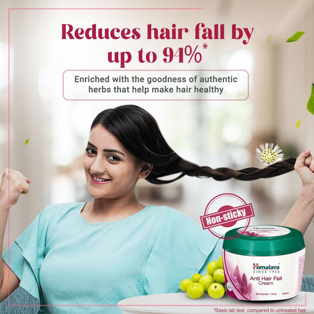 Himalaya Anti Hair Fall Cream For Men & Women 100ml Non Sticky Hair Cream With Amla And Bhringaraja For Strong Healthy Hair