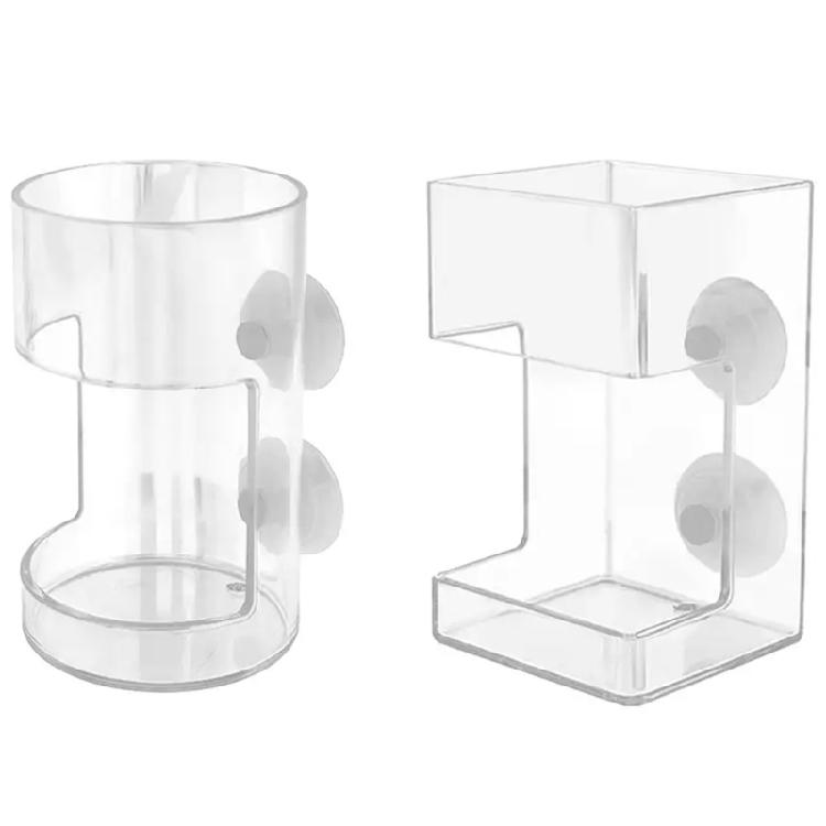 2Pcs Automatic Fish Feeders Regulable Portion Control for Stable Aquariums Ecosystem No Waste 1