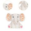 Cute Elephant Pen Holder Decoration Desktop Organizer for Desk Supplies Hand Painted Resin Statue