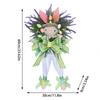 Bow Ribbon Easter Eggs Wreath Easter Eggs Garland Door Ornaments Wall Decor Happy 2025 Easter Day Decor For Home Kids Favor