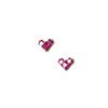 Heart-Shaped S925 Sterling Silver Minimalist Stud Earrings - Light Luxury Style