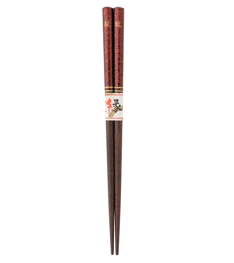 Matchmaking Perfect for New Made In Dishwasher Safe Chopsticks, Year's Gifts, Children's Gifts, Non-Slip, 18cm, Japan, (Kagayaki, Red)