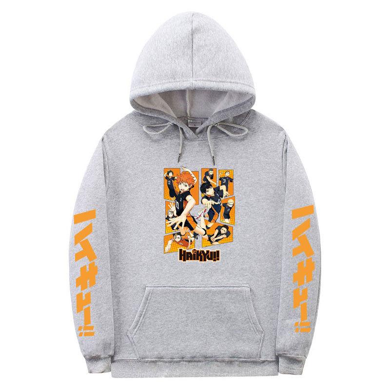 Haikyuu Haikyuu Haikyuu Cartoon Day Anime Loose Hooded Sweatshirt Sweatshirt