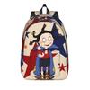 Mona The Vampire Anime Teenage Backpack Lightweight Student Hiking Travel  Daypack for Men Women Laptop Canvas Bags