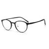 Street Leopard Cat Eye Myopia Glasses For Women Anti Blue Light Ultrafine Eyewear Plastic Steel Frame Custom Prescription