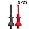 20-2pcs Probe Hook 4mm Banana Jack Telescopic Multimeter Probe Hook High Current Multimeter Test Probe Hook High VoltageTools