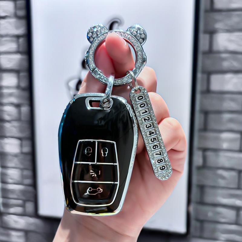Tpu Car Remote Key Case Cover Protect Shell Fob For Southeast Soueast Dx3 Dx7 Braun Lingzhi V5 Lingshi V6 Lingyue V3 Accessories