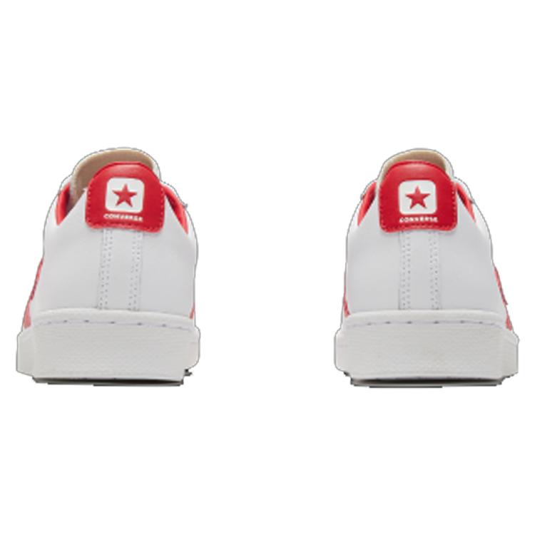 קונברס נמוכות עור מקורי OG 'לבן אדום אוניברסיטאי' 167970C