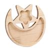 Wooden Crystal Tray Decorative Multifunctional Crystal Holder Display Dish for Stones Essential Oil Jewelry