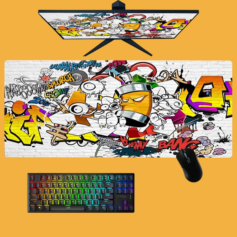 Fashion Cool Extra Large Mouse Pad Old World Map Gaming Mousepad Anti-slip Natural Rubber with Locking Edge Gaming Mouse Mat