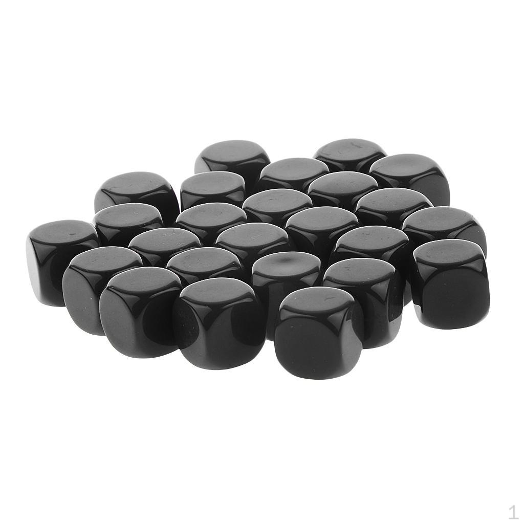 25 Count D6 Six-Sided Dice for Educational Activities