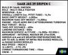 Cobi Armed Forces Collection Saab JAS39 Gripen C scale #5828 (Swedish Army) 1/48