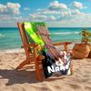 Personalized Customized Proof Beach Towel with Zoro the Pirate King Pattern - Soft, Absorbent,quick-drying,perfect Swimming,camping&bathing