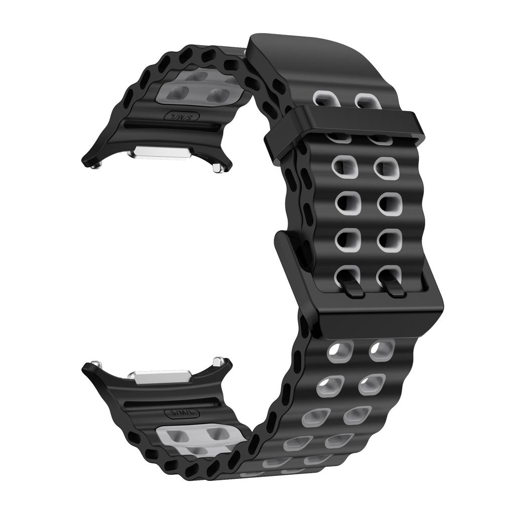 Marine Band For Samsung Galaxy Watch Ultra 47mm Sports Silicone Strap Bracelet For GalaxyWatch Ultra Watchband Accessories