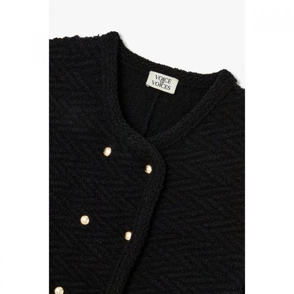 Vov Double Button Wool Knit Jacket 7116250101