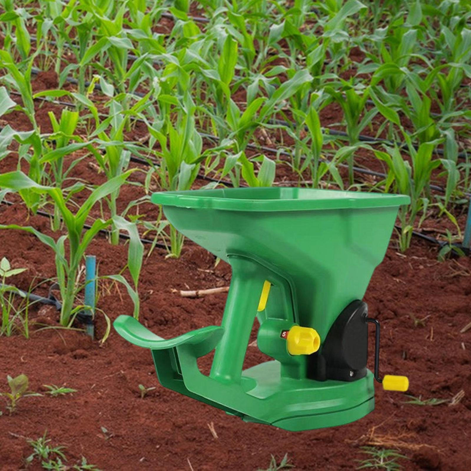 

Ручная сеялка зеленая простая в использовании легкая, 1,5 л многоразовая посадочная портативная сеялка