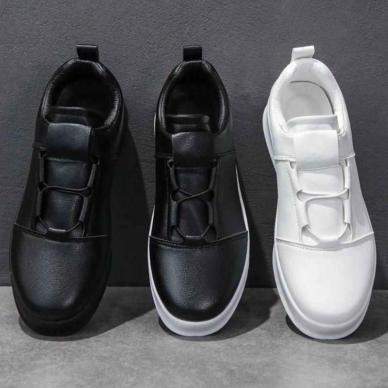 2025 New Men's Sneakers Fashion White Causal Shoes for Men Brand Designer Skateboard Shoes Outdoor Versatile Men's Walking Shoes