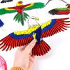 30*20cm Cartoon Children Kite Mini Plastic Toys Kite + 50cm Hand Brake Fishing Rod Outdoor Fun Sports Toys Kites For Kids Gifts