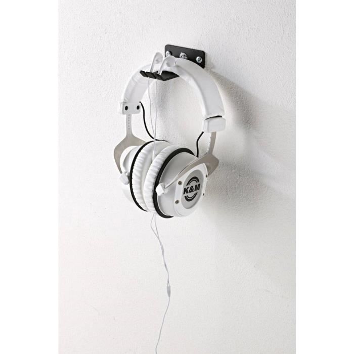 Porte-casque - KONIG &amp; MEYER - KM-16311 - Noir - Filaire - Intra-auriculaire