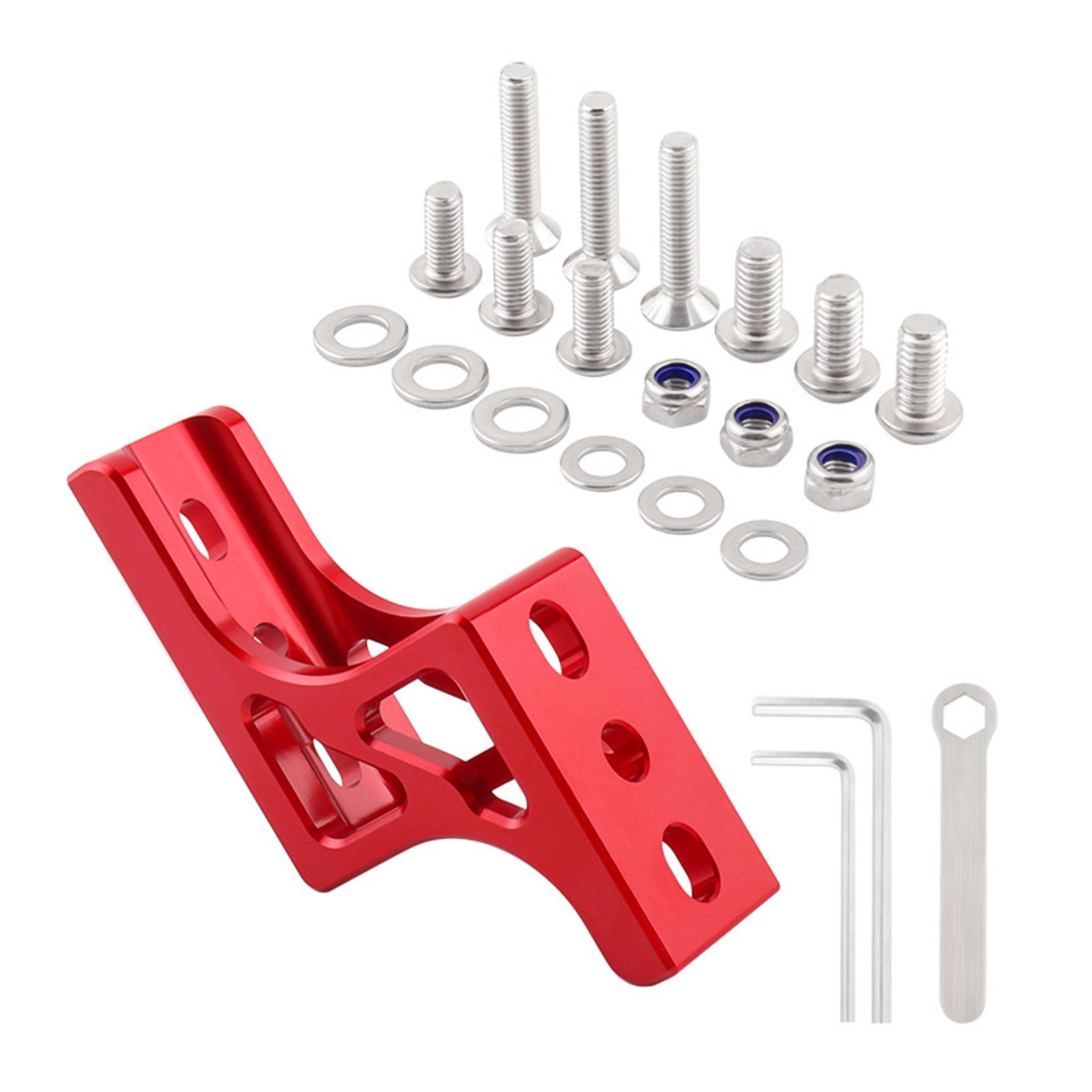 

Folding Bike Pig Nose Light Converter Raised Mount Bicycles Front Bag Carriers Block Extenders Bike Bag Holder Adapter красный