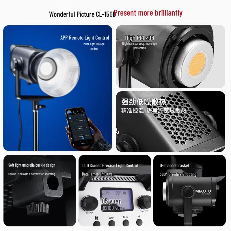 Miaotu CL150D Dual LED Photography Fill Light Kit