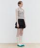 SINOON Scallop Punching Knit Sleeveless (Grey)