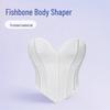 Matte Bandeau Body Shaping Corset Lingerie with Fishbone Structure for Women