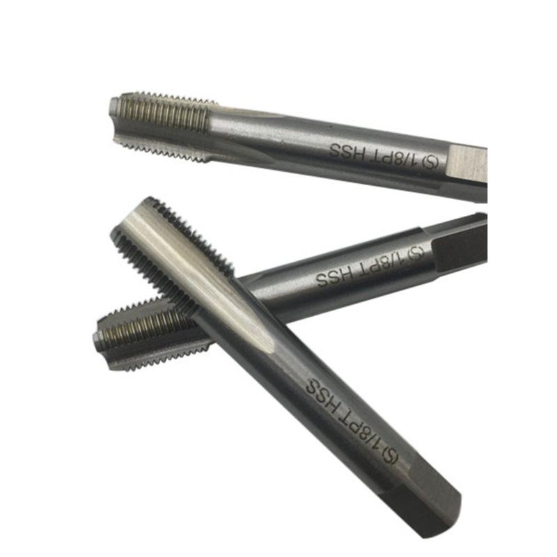Cylindrical Pipe Tap Set: G RC NPT Sizes 1/8", 1/4", 3/8", 1/2", 3/4", 1"