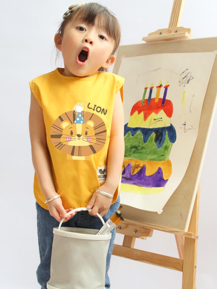 Infant Sleeveless Waterproof Coverall Bib - Lightweight & Breathable for Summer