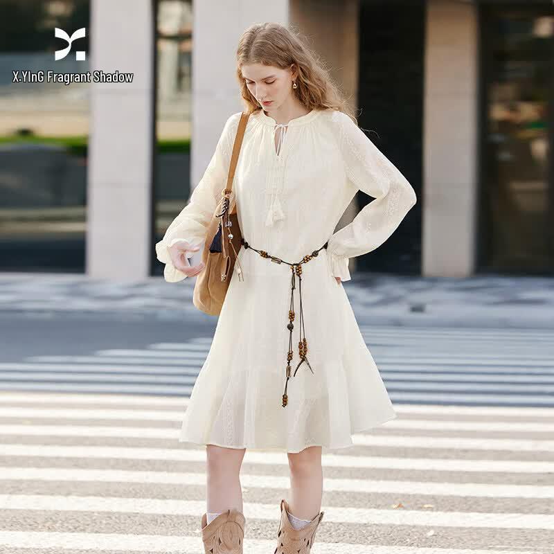 Bohemian Embroidered A-Line Dress