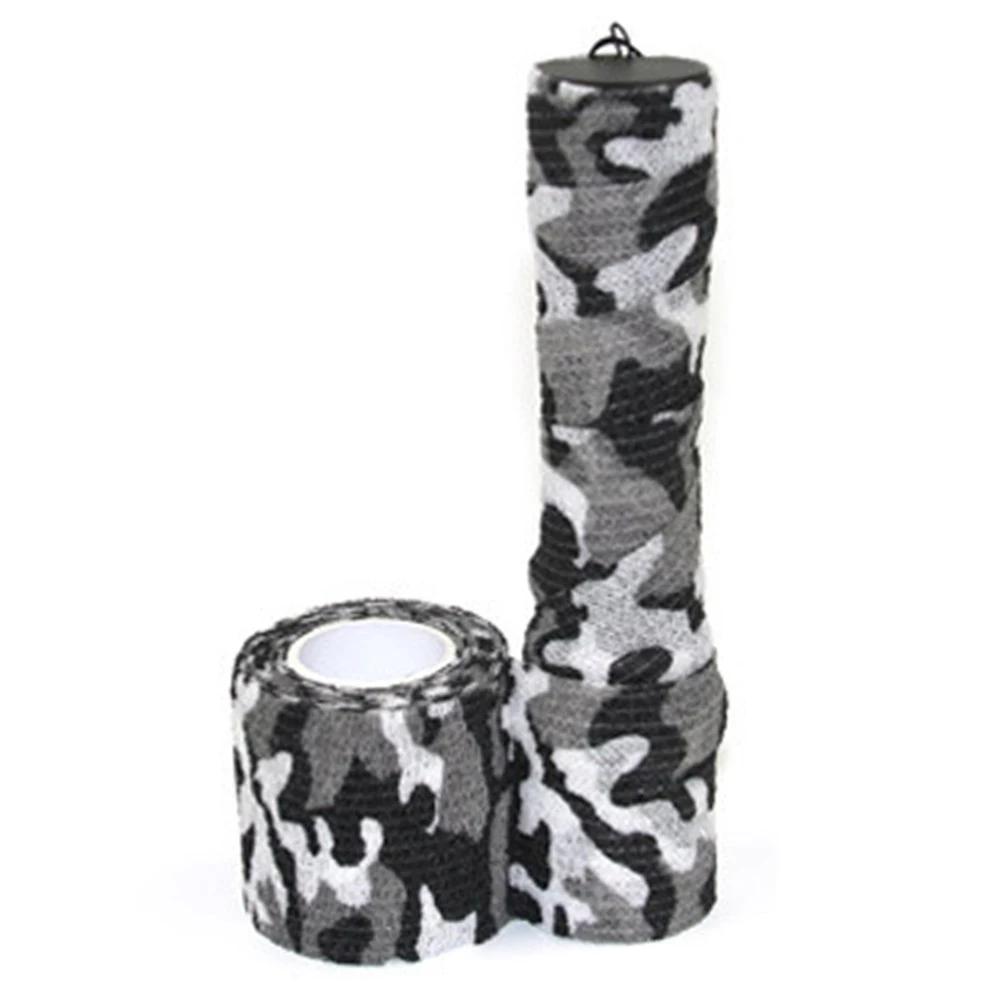 1 Roll U Pick 4.5m*5cm Waterproof Outdoor Camo Hiking Camping Hunting Camouflage Stealth Tape Wraps self adhesive