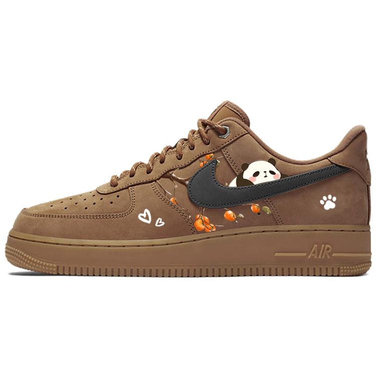 

Nike Air Force 1 Slip Resistant Cushioning Low top Skateboard Shoes Unisex Brown CJ9179-200(Team366-) 41