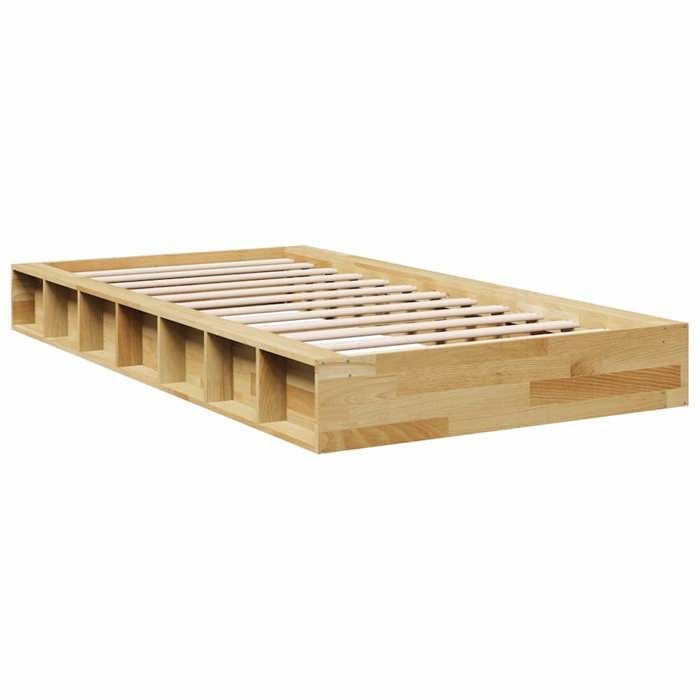 VidaXL Bed Frames Without Mattress 100x200 Cm Solid Oak Wood 3324121