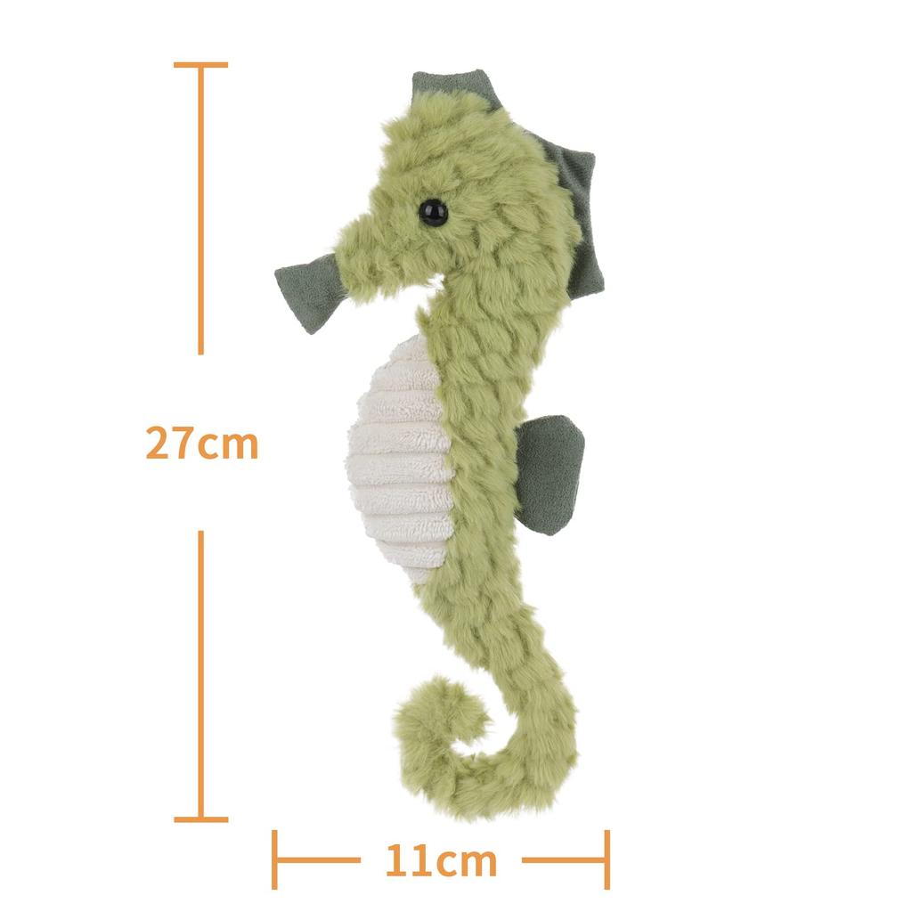 Apricot Lamb Happy Seahorse Plush Toy, Soft and Cute, Fluffy Happy Seahorse for Boys and Girls, 25cm