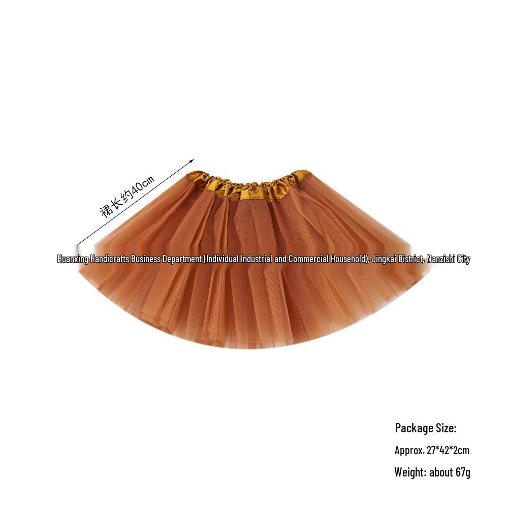 40cm Ballet Tutu Skirt for Girls & Adults - Fluffy, Cute Mesh Skirt for Dance & Role-play