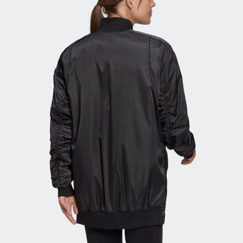 Adidas W S VRCT Casual Sports Stand Collar Zip Jacket Women Black FS2436