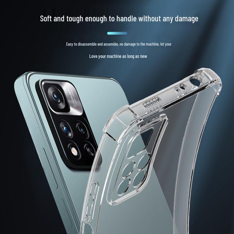 Anti-Drop Silicone Case for Xiaomi Note14/12/11, Redmi Turbo3/9, 10Pro