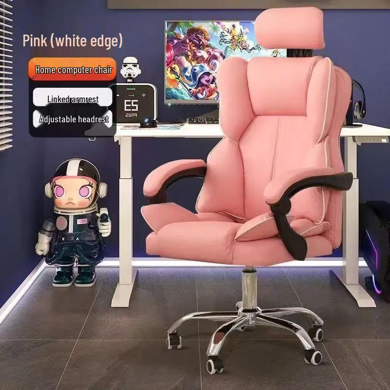 Ergonomic Computer & Gaming Chair - Comfortable Office Chair for Long Sitting, Ideal for Dormitory and University Students.