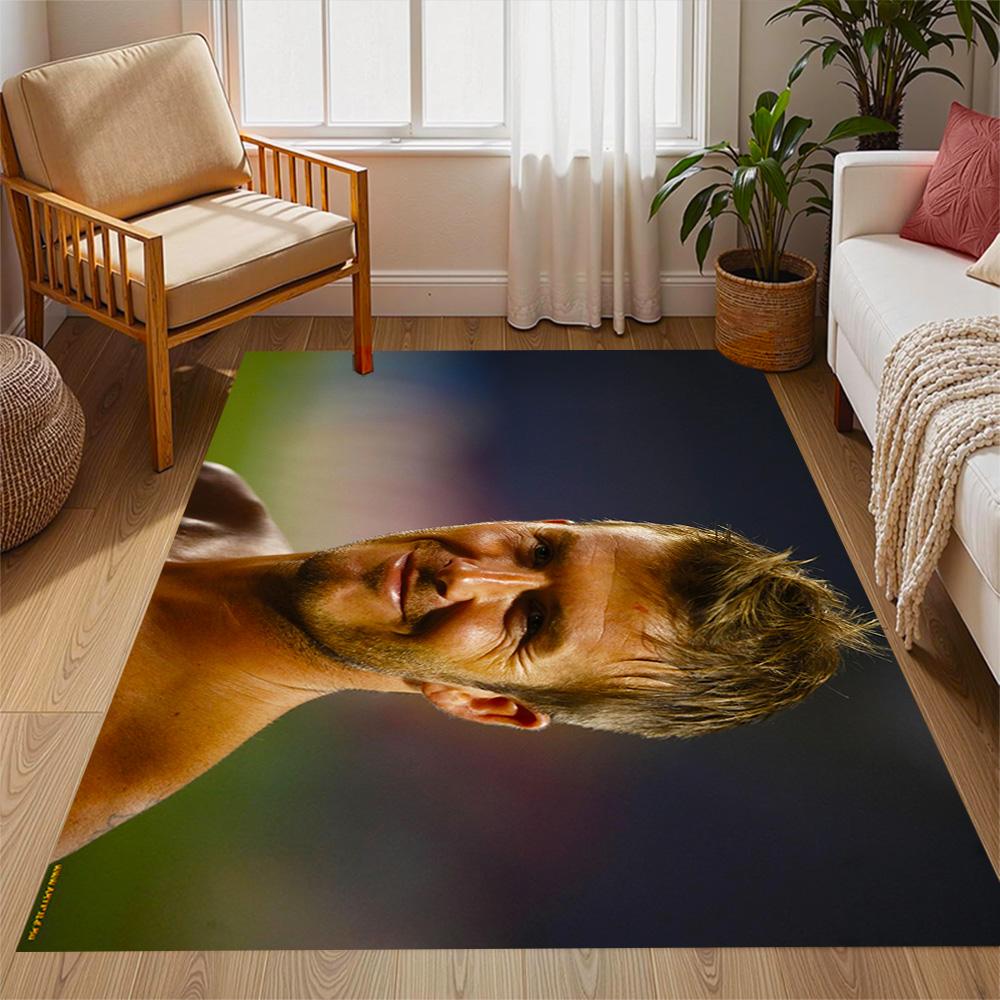 David Beckham Psg Player Floor Mat Design for Dormitory Hallway Living Rooms Bedrooms Antislip Carpet Office home decor Spiritual Gift