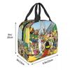 Anime Asterix i Obelix Torba na lunch Kobiety Przenośna Chłodząca Termiczna Izolowana Lunchbox do Szkoły Biura Pikniku na Świeżym Powietrzu Pojemnik na Jedzenie