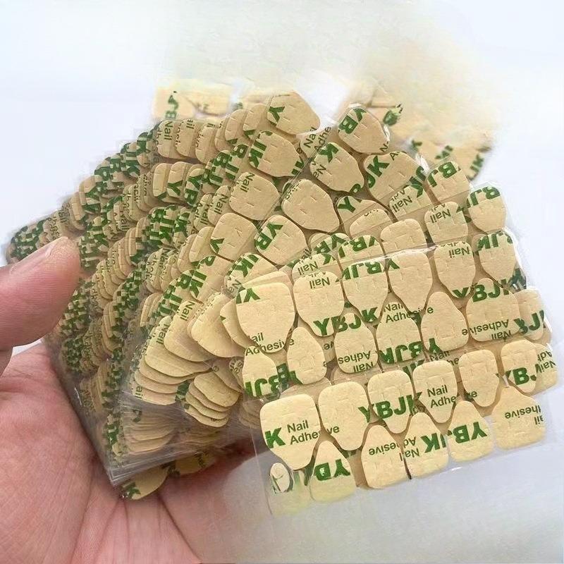 Cola de Gelatina para Unhas Vestível de Papel Kraft, Cola de Gelatina para Unhas Super Pegajosa Ultra-fina, Impermeável Especial