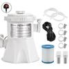Unité de Filtration et de Circulation d'Eau de Piscine pour Usage Hors-Sol, Connexion Électrique sur Fil et Boîtier en ABS pour le Service de Filtration Quotidien et l'Entretien de Piscine Domestique