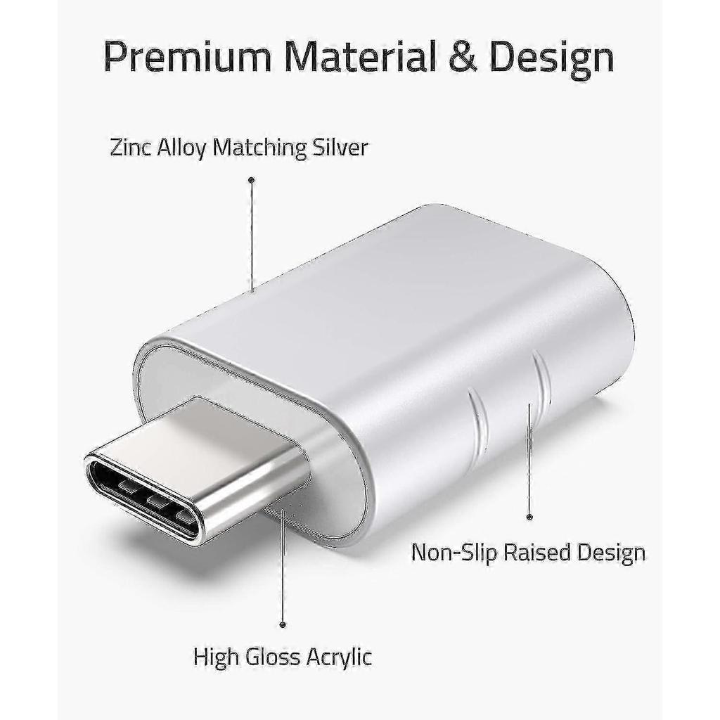Usb C To Usb Adapter(2 Pack), Usb-c Male To Usb 3.0 Female Adapter Compatib