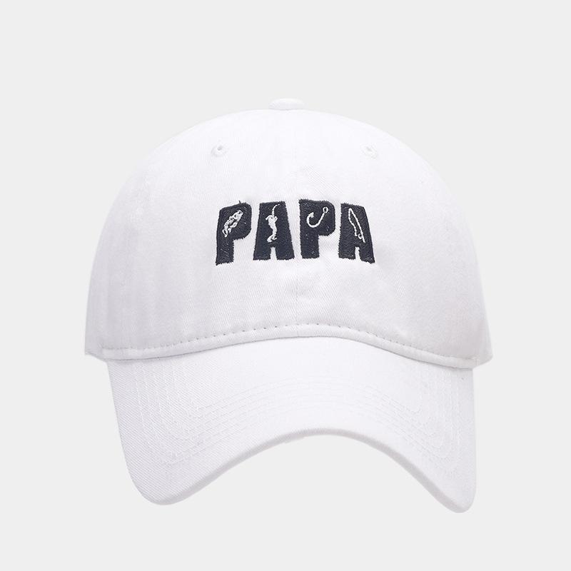 Spring New Product PAPA Embroidery Washed Old Baseball Cap Outdoor Sunshade Sun Protection Cap Casual Cap Tide